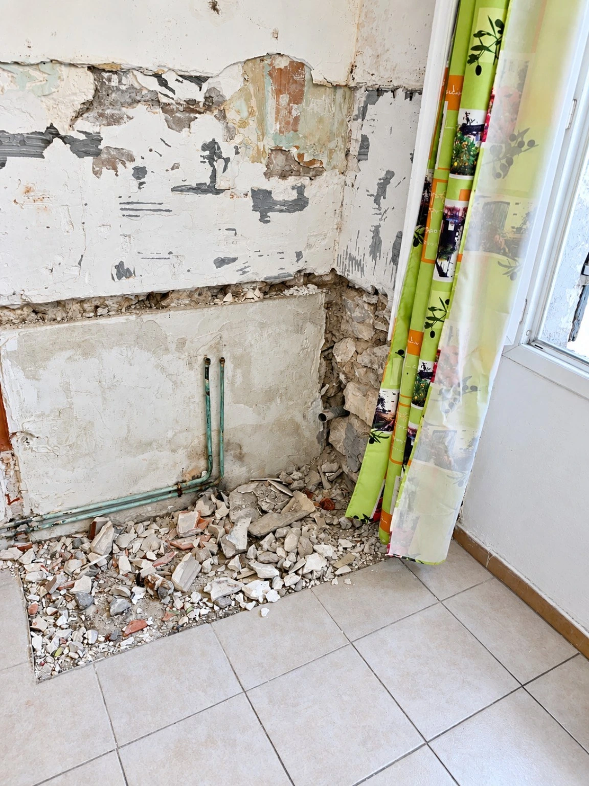 Cuisine pendant les travaux de rénovation