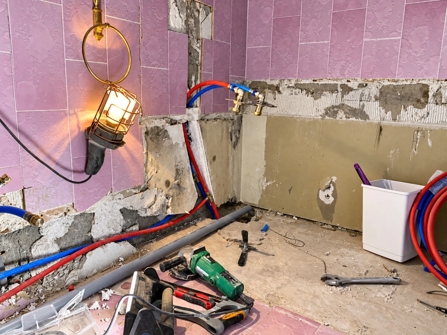 Salle de bain avant rénovation